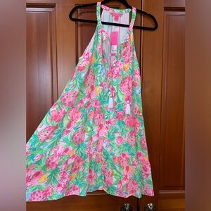 Lilly Pulitzer NWT Carolane Dress Pear Necessities Size Large